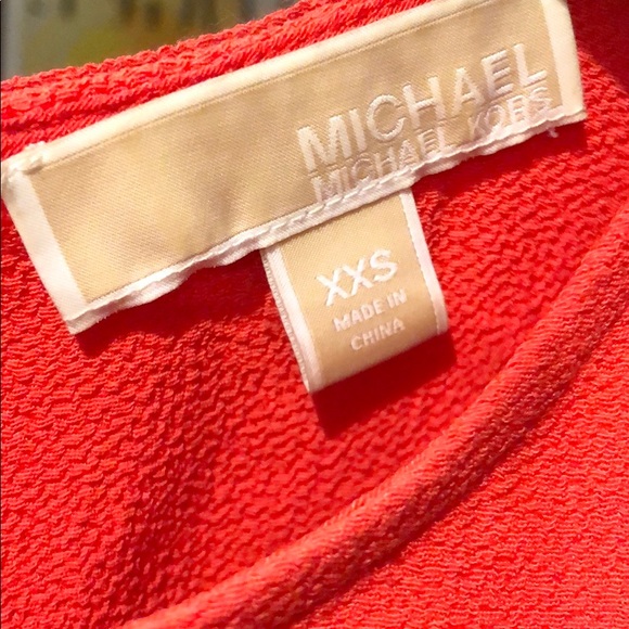 Orange Michael by Michael kors high low blouse - Picture 2 of 4